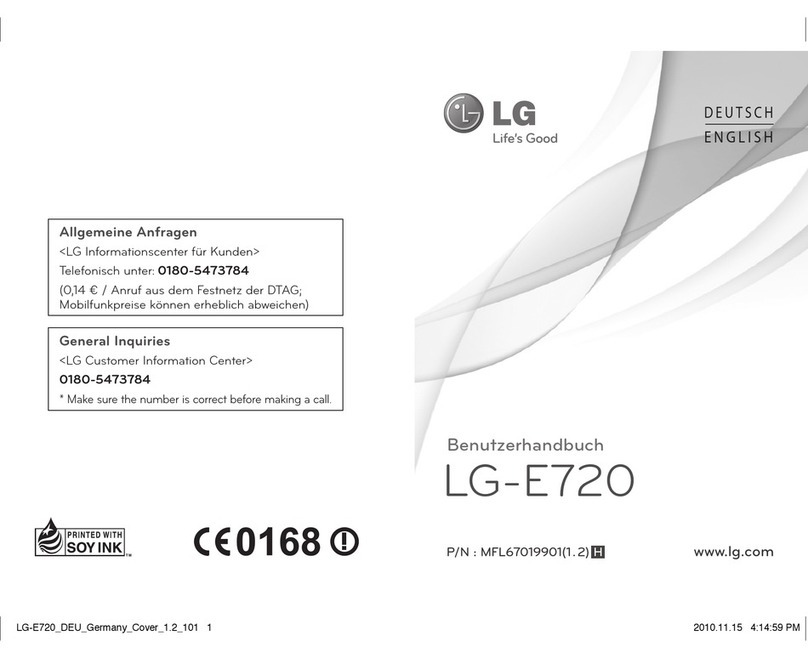 LG E720 Manual de usuario