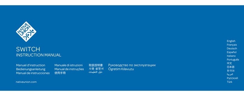 NATIVE UNION Switch Manual de usuario