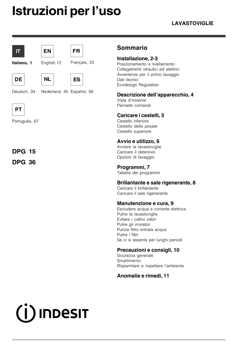 Indesit DPG 15 Manual de usuario
