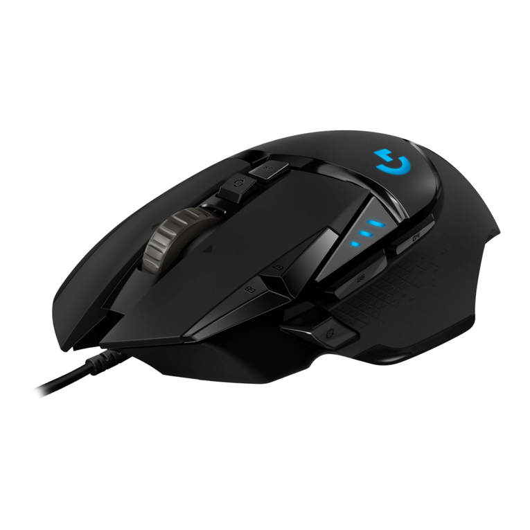 Logitech G502 Proteus Spectrum Manual de usuario