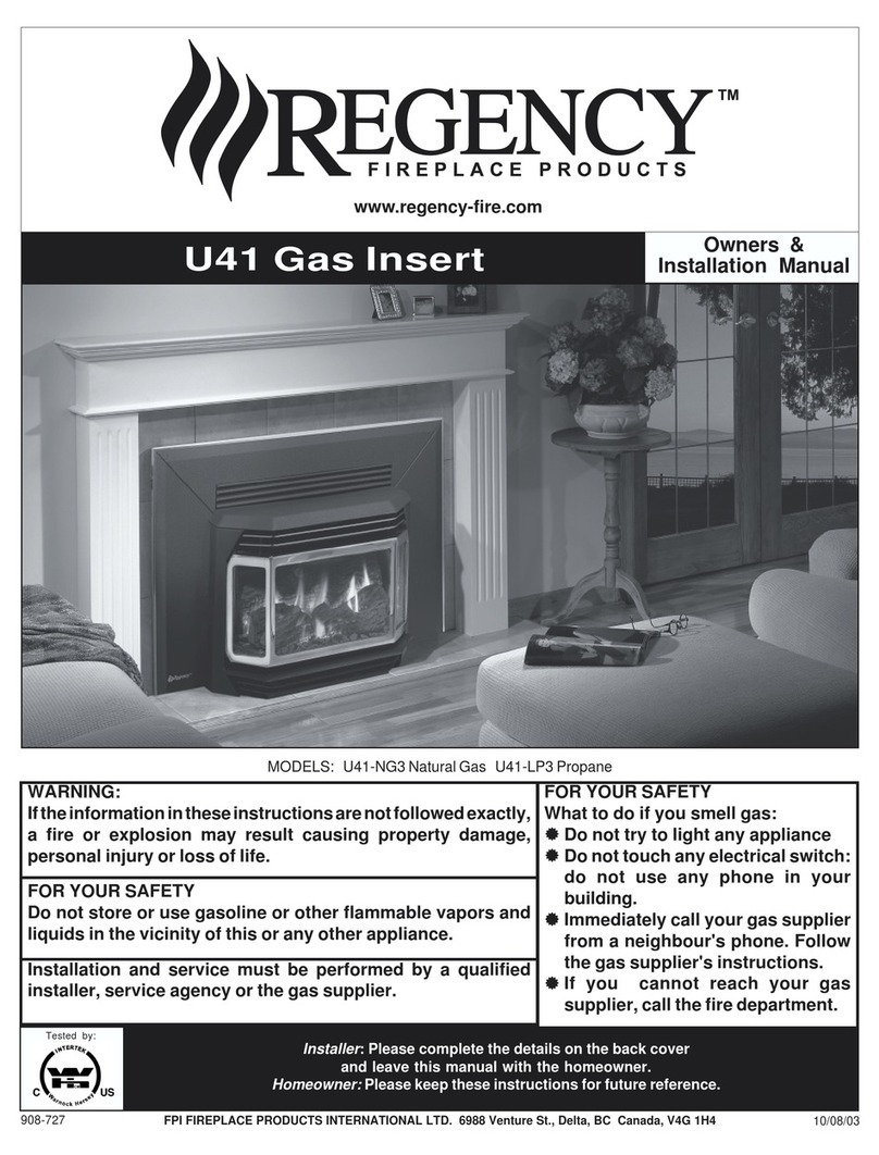 Regency U41 Guía de inicio rápido