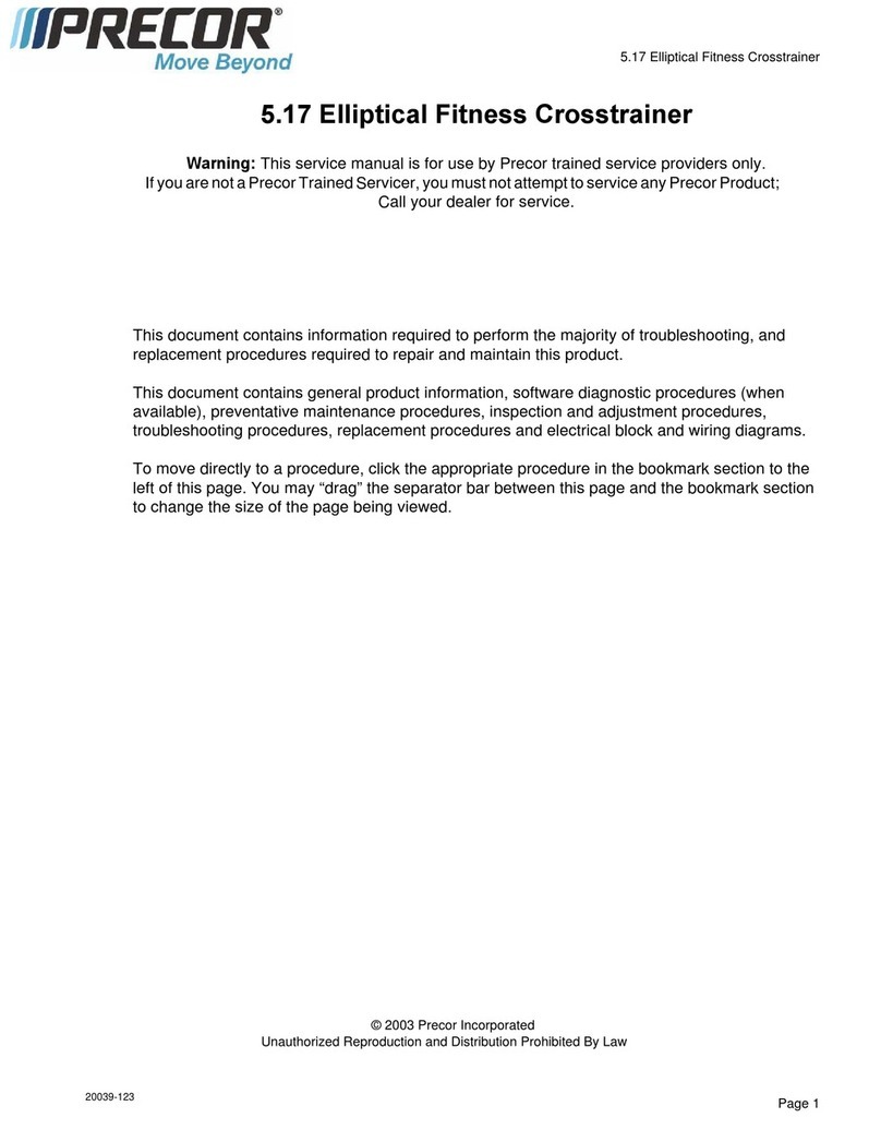 Precor 5.17 Manual de usuario
