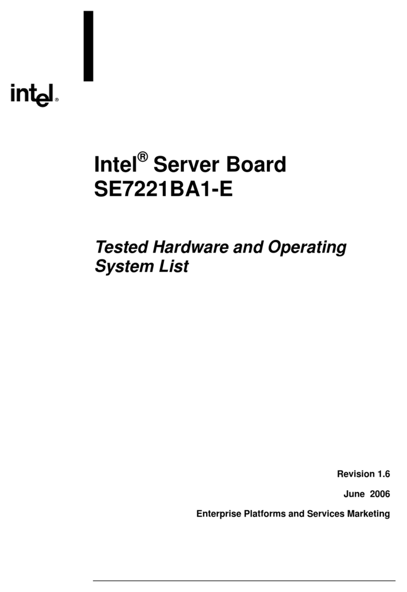 Intel SE7221BA1-E Manual de usuario