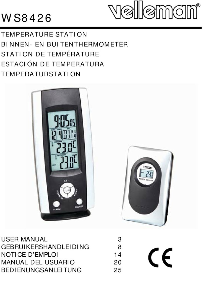 Velleman WS8426 Manual de usuario