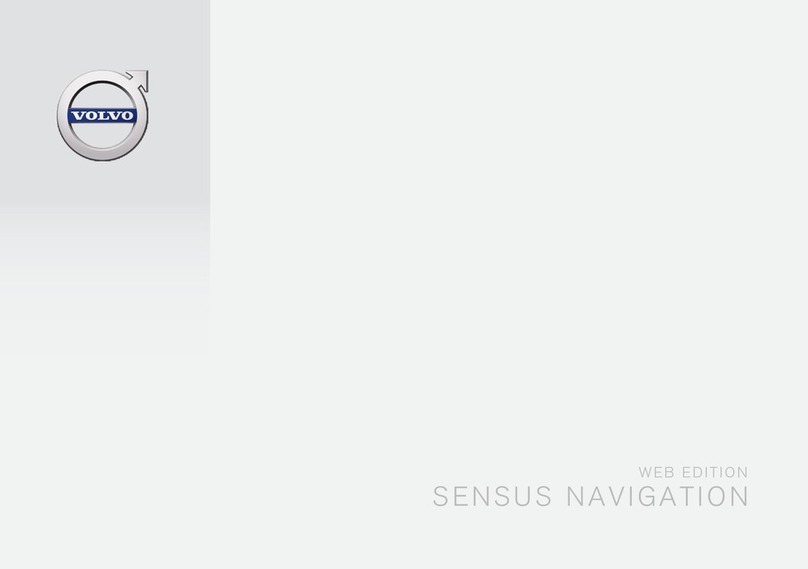 Volvo SENSUS Manual de usuario Volvo SENSUS Manual de usuario