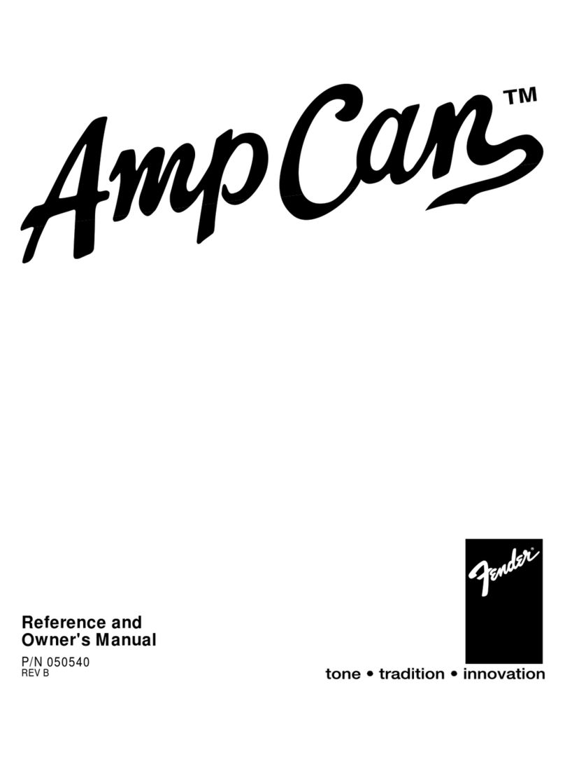 Fender AMP CAN Manual de usuario