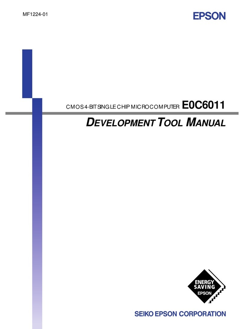 Epson E0C6011 Manual de usuario