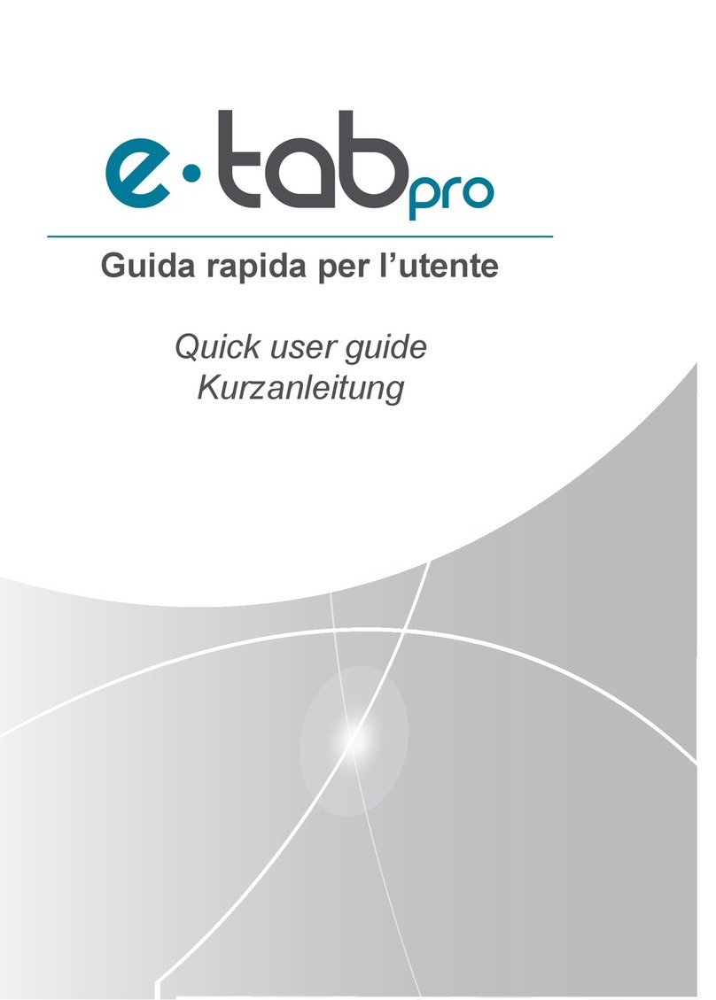 E-TAB E-TAB PRO Manual de instrucciones