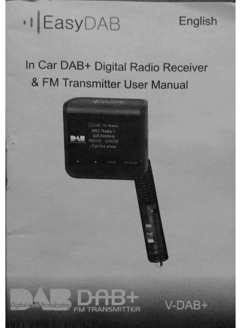 EasyDAB V-DAB+ Manual de usuario