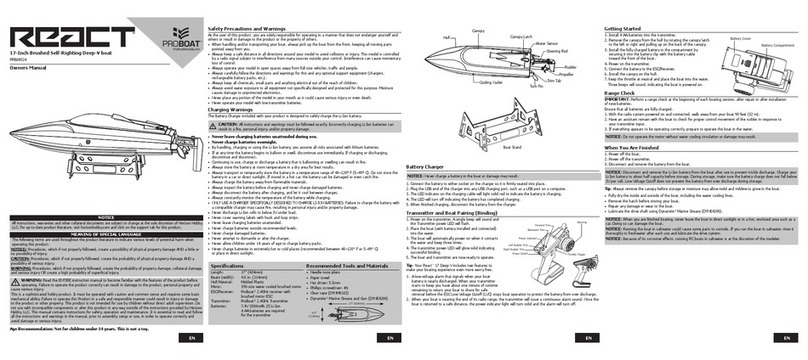 React PRB08024 Manual de usuario