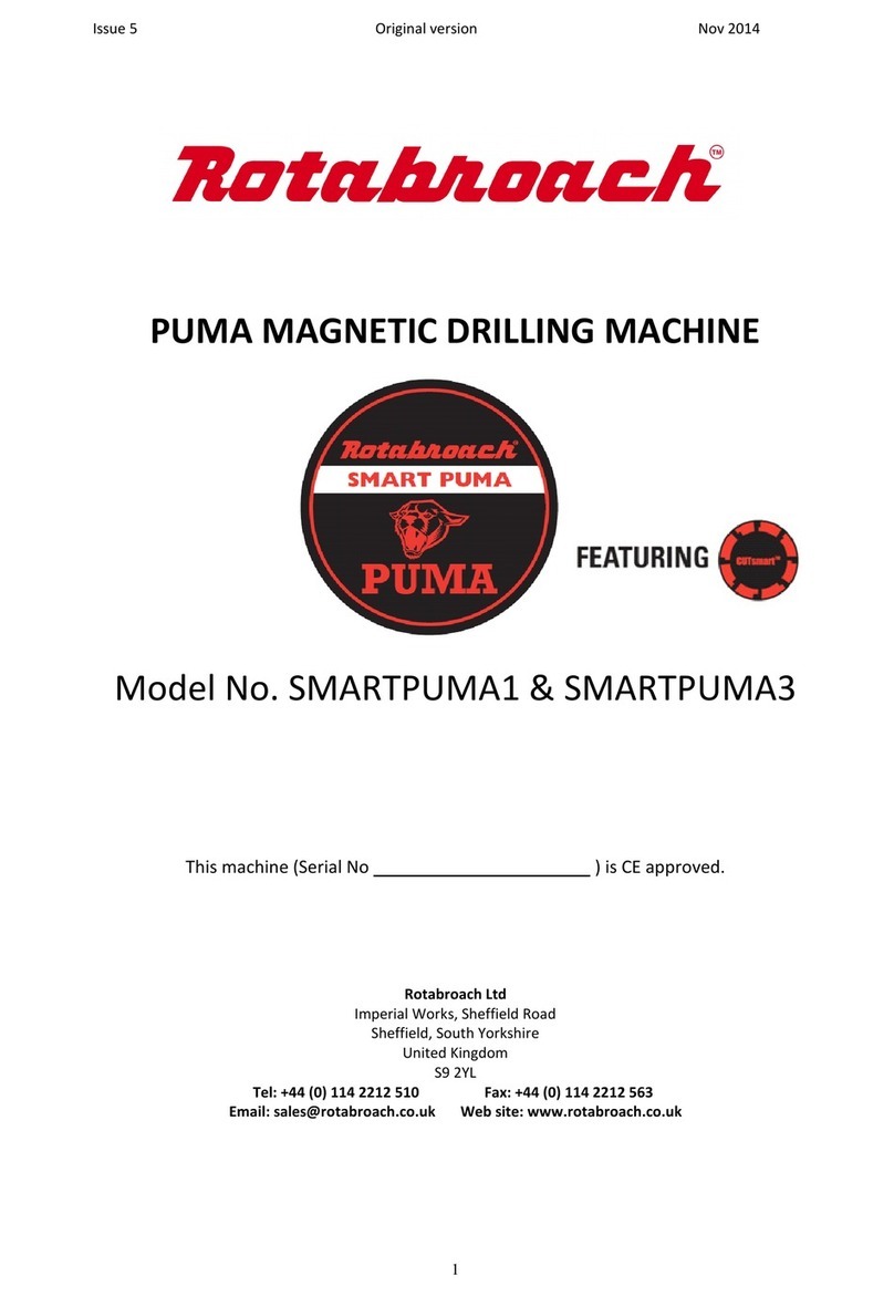 Rotabroach SMARTPUMA1 Instrucciones de operación