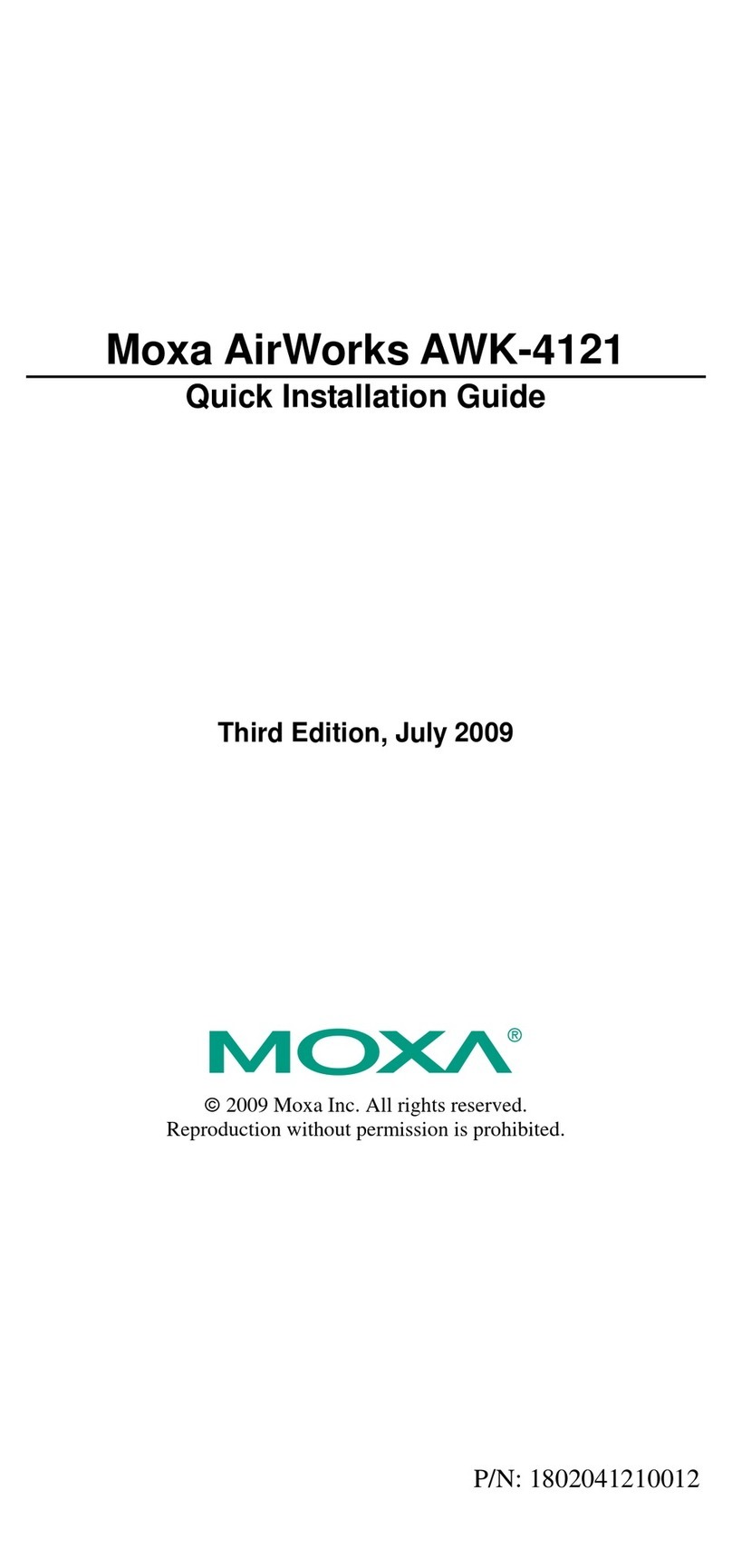 Moxa Technologies AWK-4121 Manual de usuario