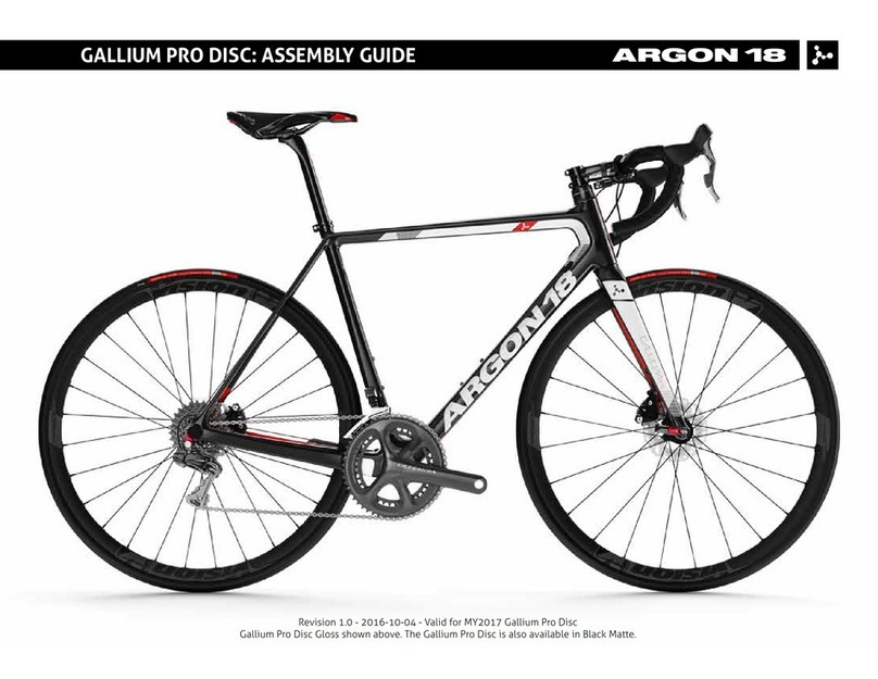 ARGON18 GALLIUM PRO Manual de usuario
