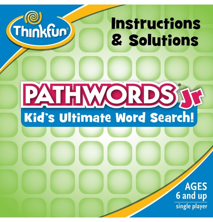 ThinkFun PathWords Manual de usuario ThinkFun PathWords Manual de usuario
