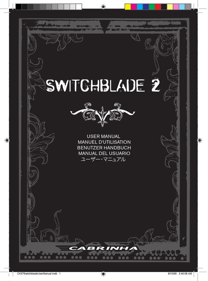 Cabrinha Switchblade 2 Manual de usuario