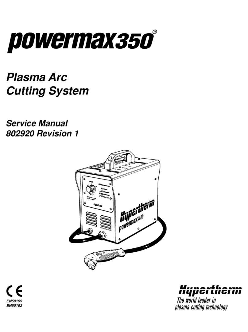 Hypertherm POWERMAX350 Manual de usuario