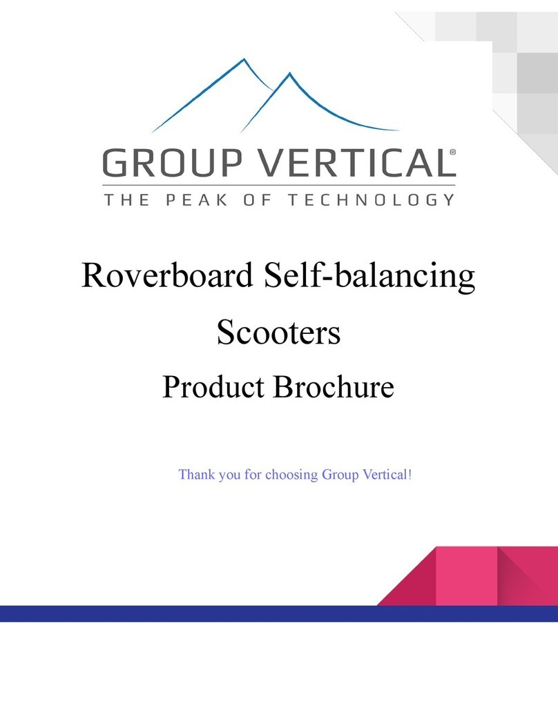 Group Vertical Self-Balancing Scooter Manual de usuario