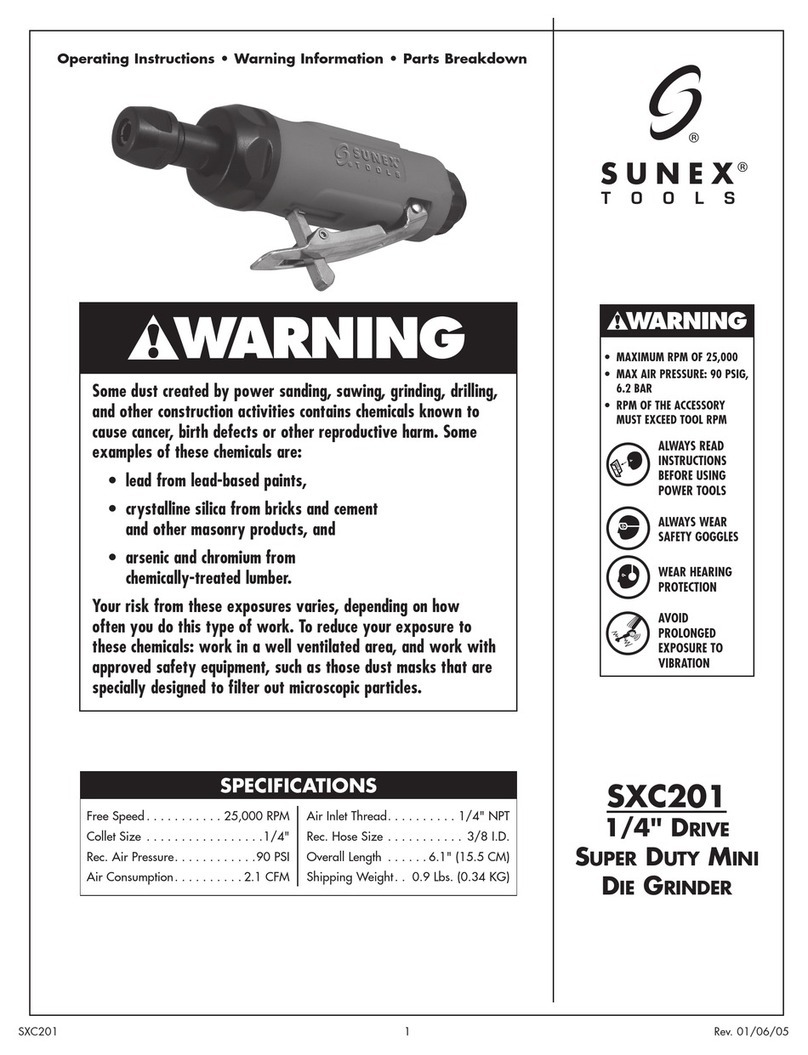 Sunex Tools SXC201 Manual de usuario