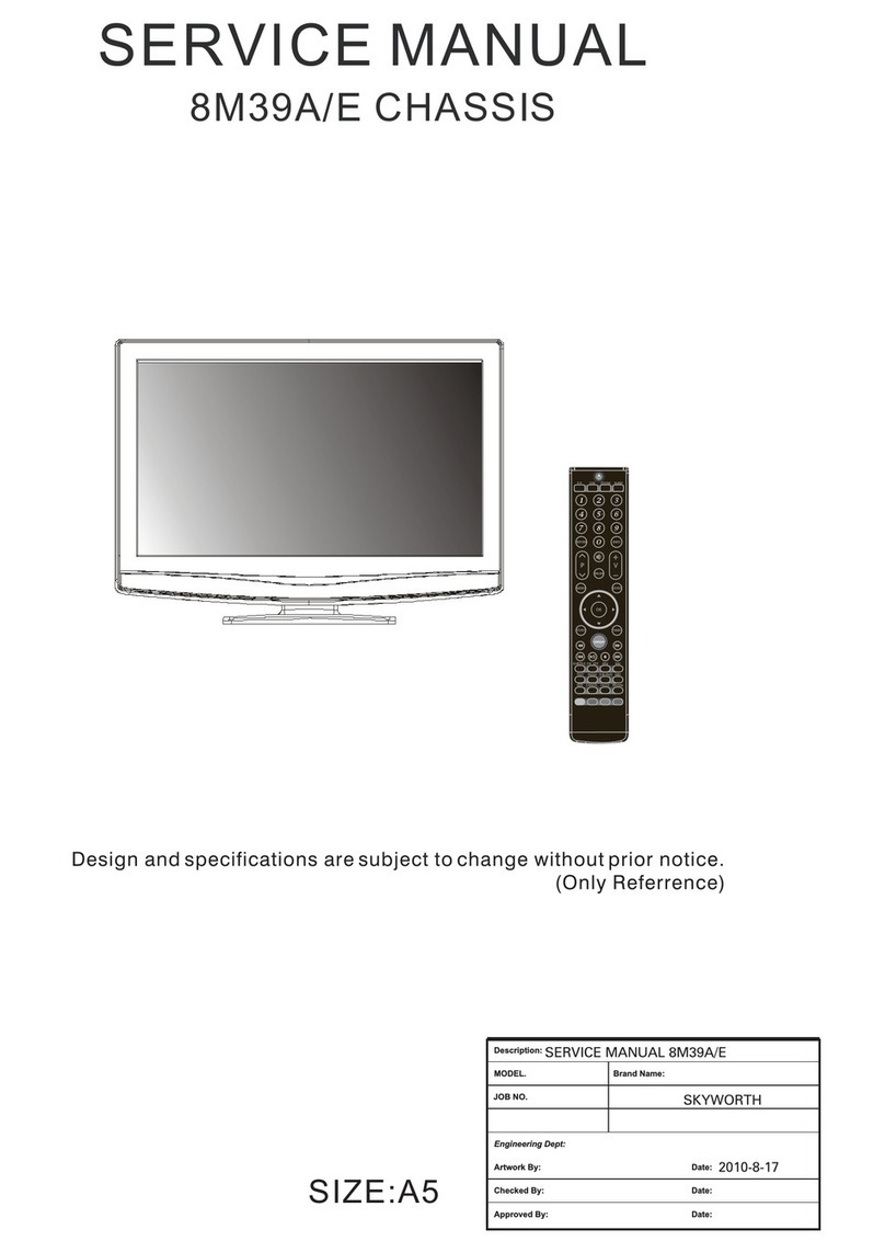 Skyworth 8M39A/E Manual de usuario