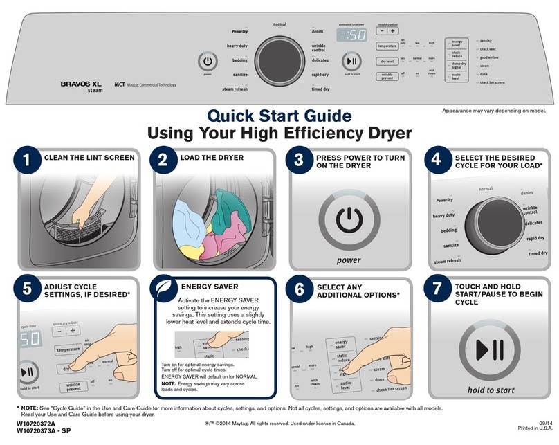 Maytag mgdb835dw Manual de usuario