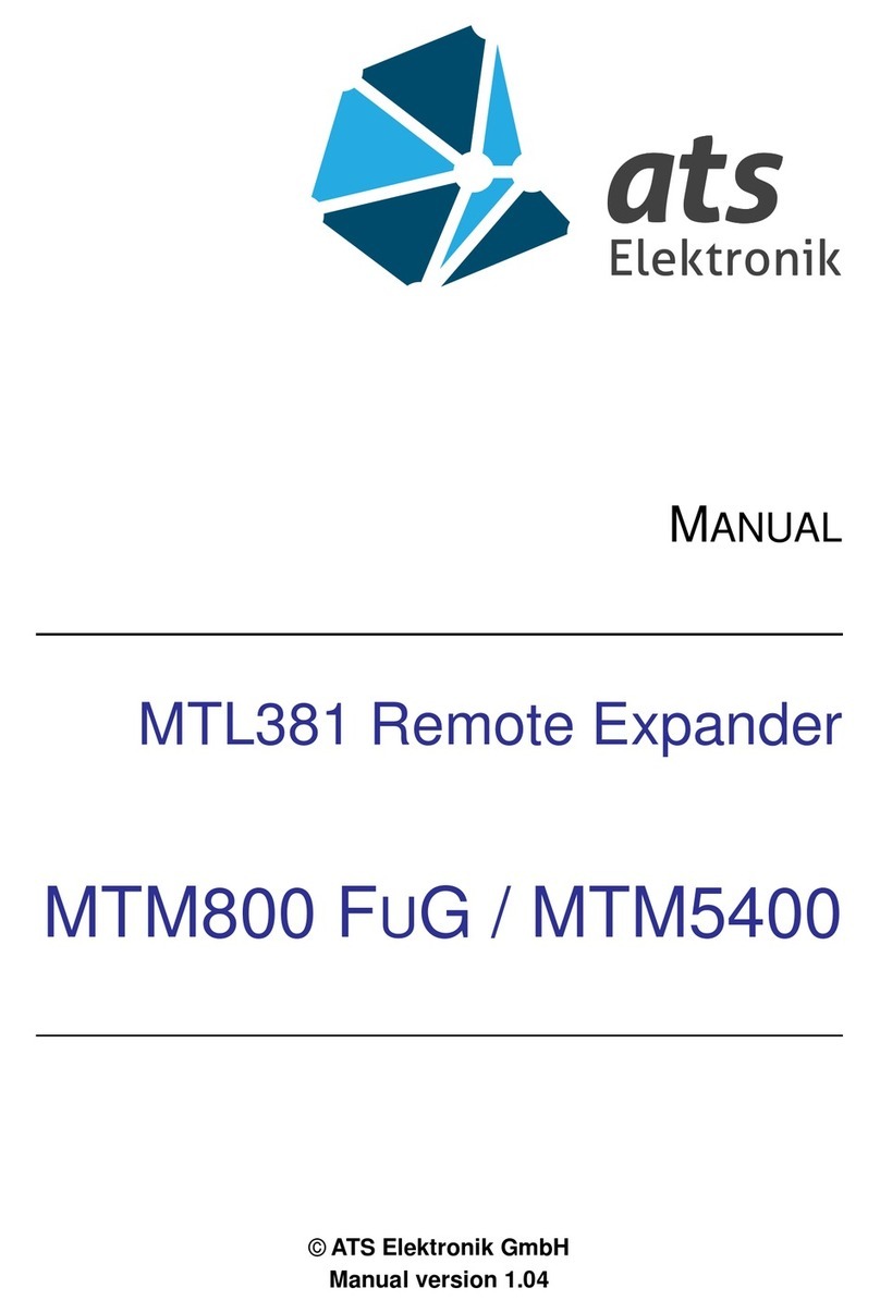 ATS MTL381 Manual de usuario