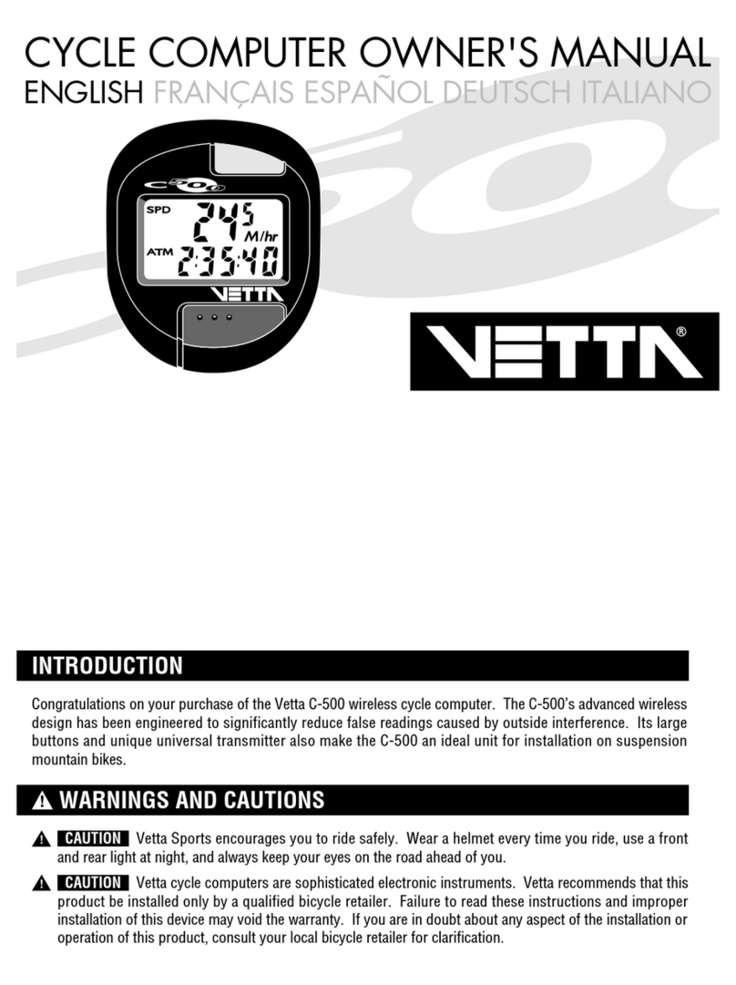 Vetta c-500 Manual de usuario