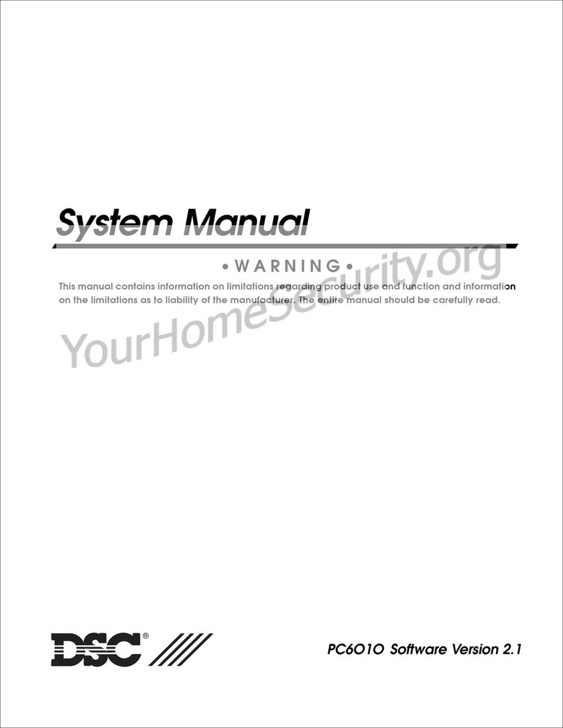 DSC Maxsys PC6010 Guía del usuario