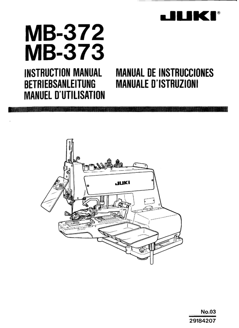 JUKI MB-372 Manual de usuario