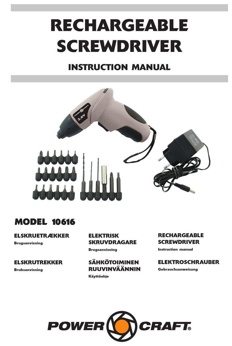 Power Craft 10616 Manual de usuario