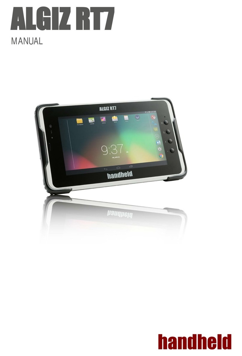 HandHeld ALGIZ RT7 Manual de usuario HandHeld ALGIZ RT7 Manual de usuario