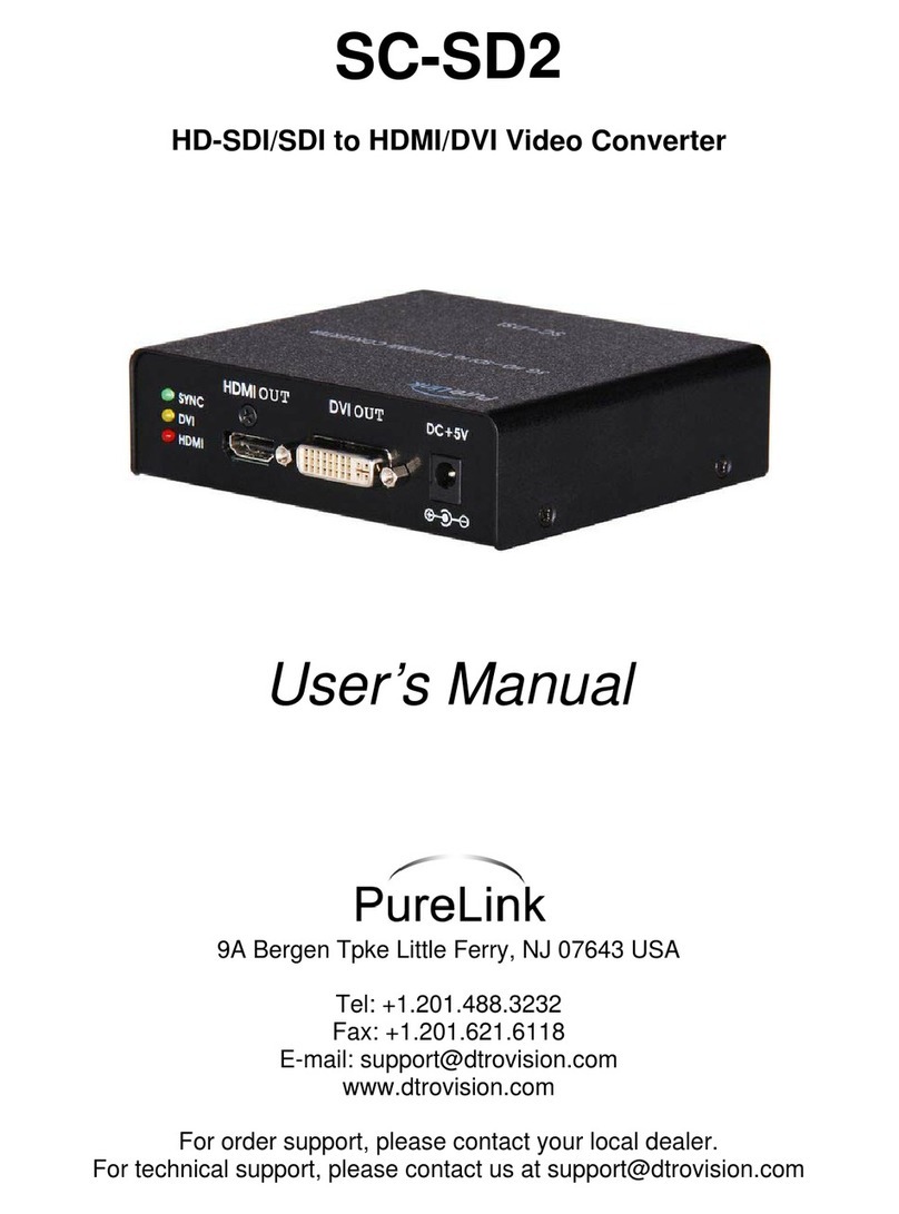 PureLink SC-SD2 Manual de usuario