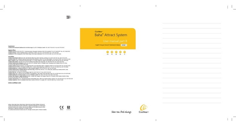Cochlear Baha Attract System Manual de usuario