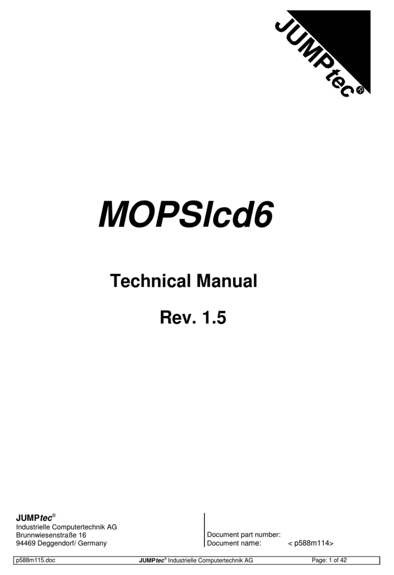 Kontron MOPSlcd6 Manual de usuario