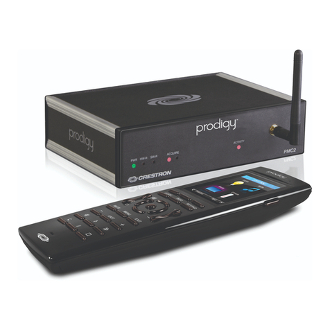 Crestron Prodigy PMC2 Manual de usuario
