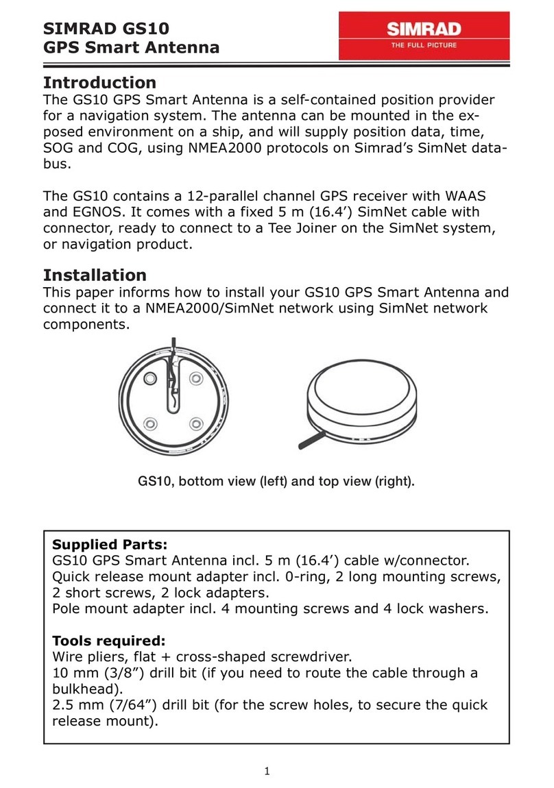 Simrad GS10 Manual de usuario