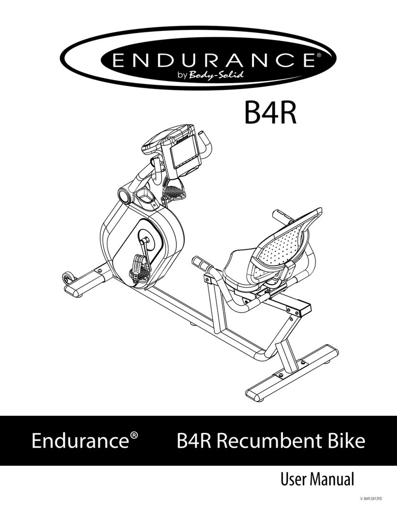 Endurance B4R Manual de usuario