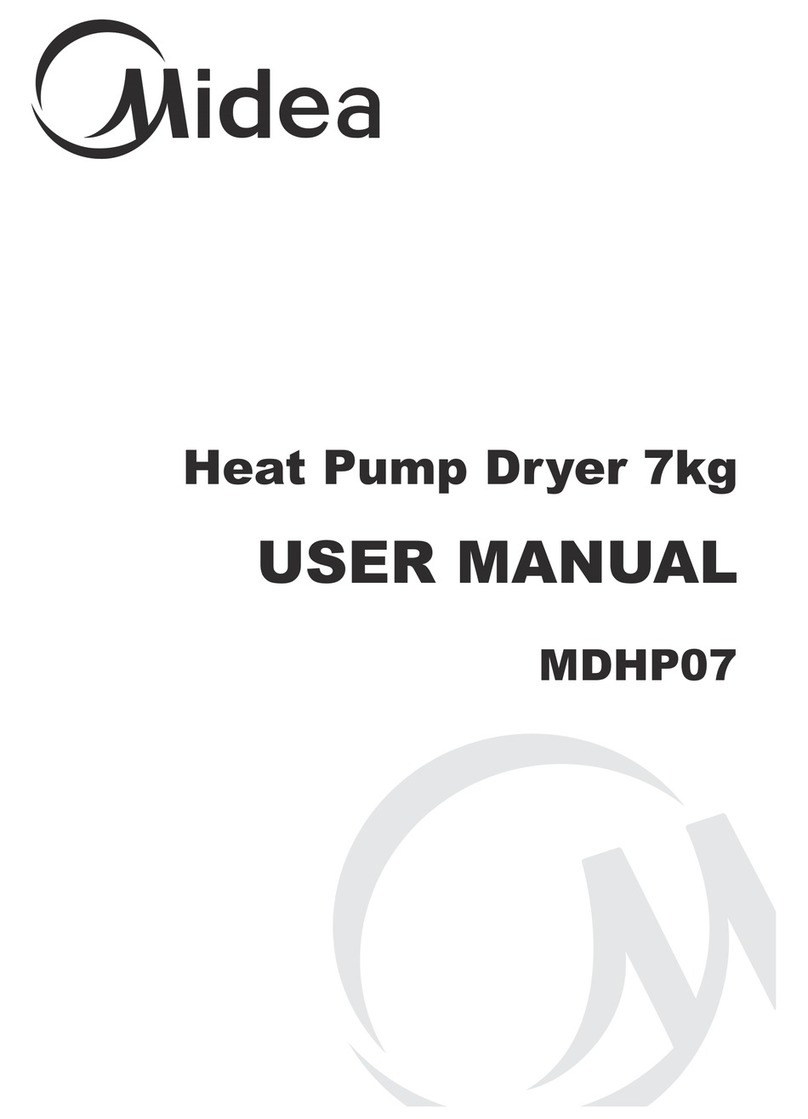 Midea mdhp07 Manual de usuario