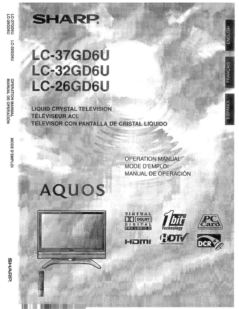 Sharp Aquos LC-37GD6U Manual de usuario
