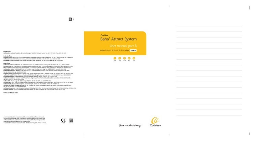 Cochlear Baha Manual de usuario