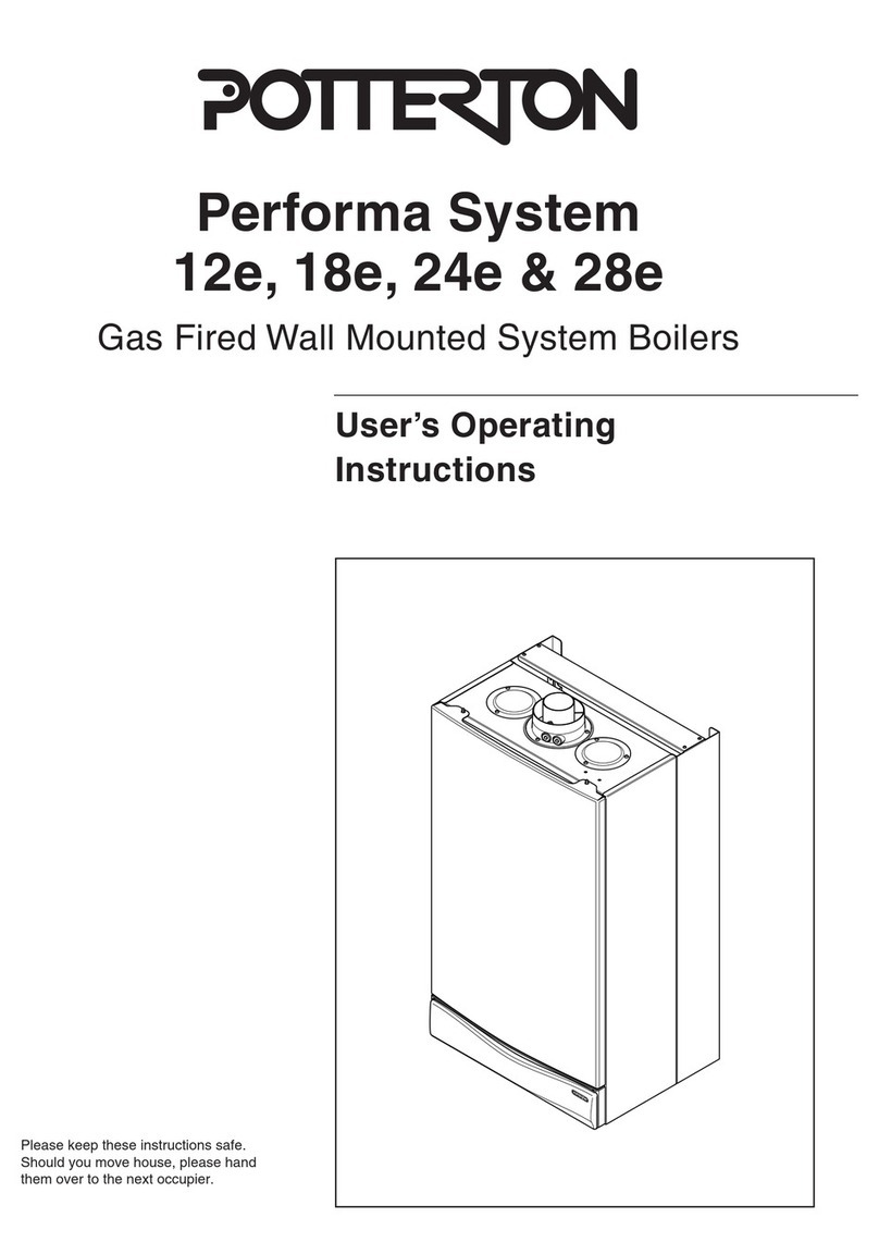 Potterton Performa System 28e Instrucciones de operación