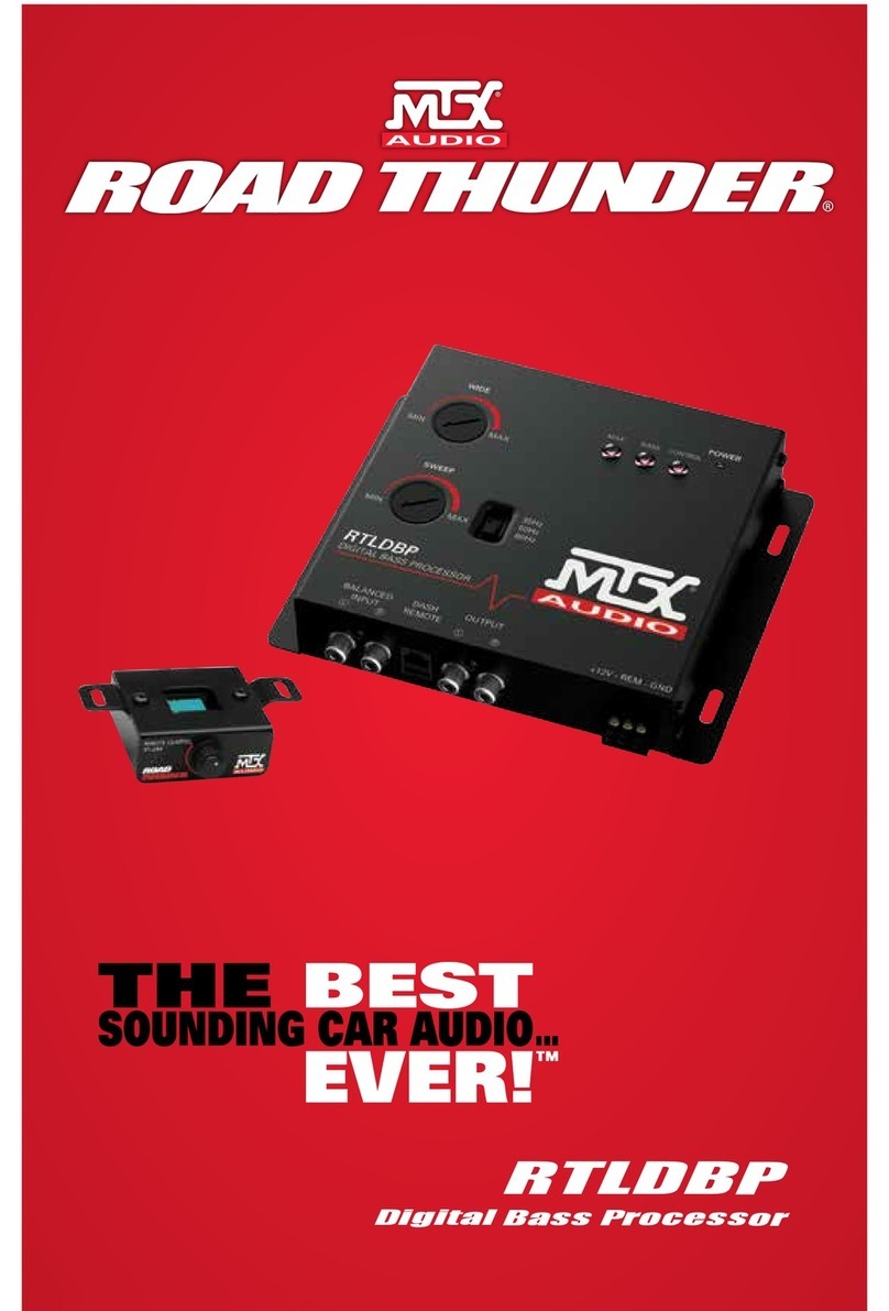 MTX Road thunder Manual de usuario