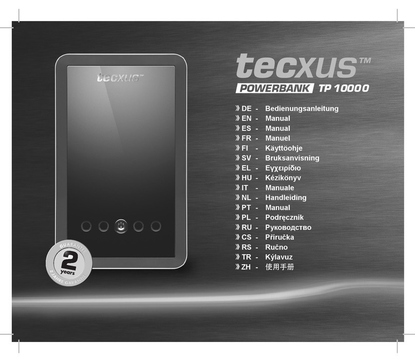 Tecxus TP 10000 Manual de usuario Tecxus TP 10000 Manual de usuario