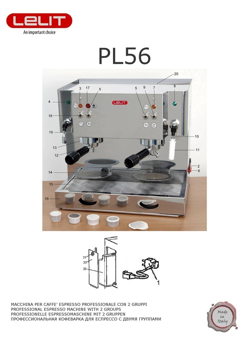 Lelit PL56 Manual de usuario