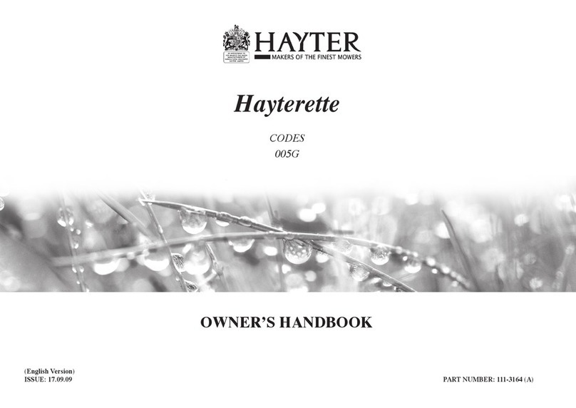 Hayter 005G Guía del usuario Hayter 005G Guía del usuario