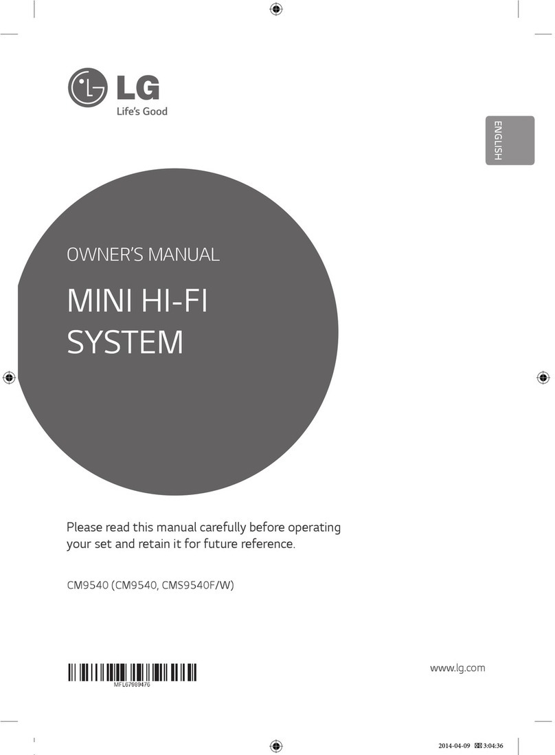 LG CMS9540W Manual de usuario