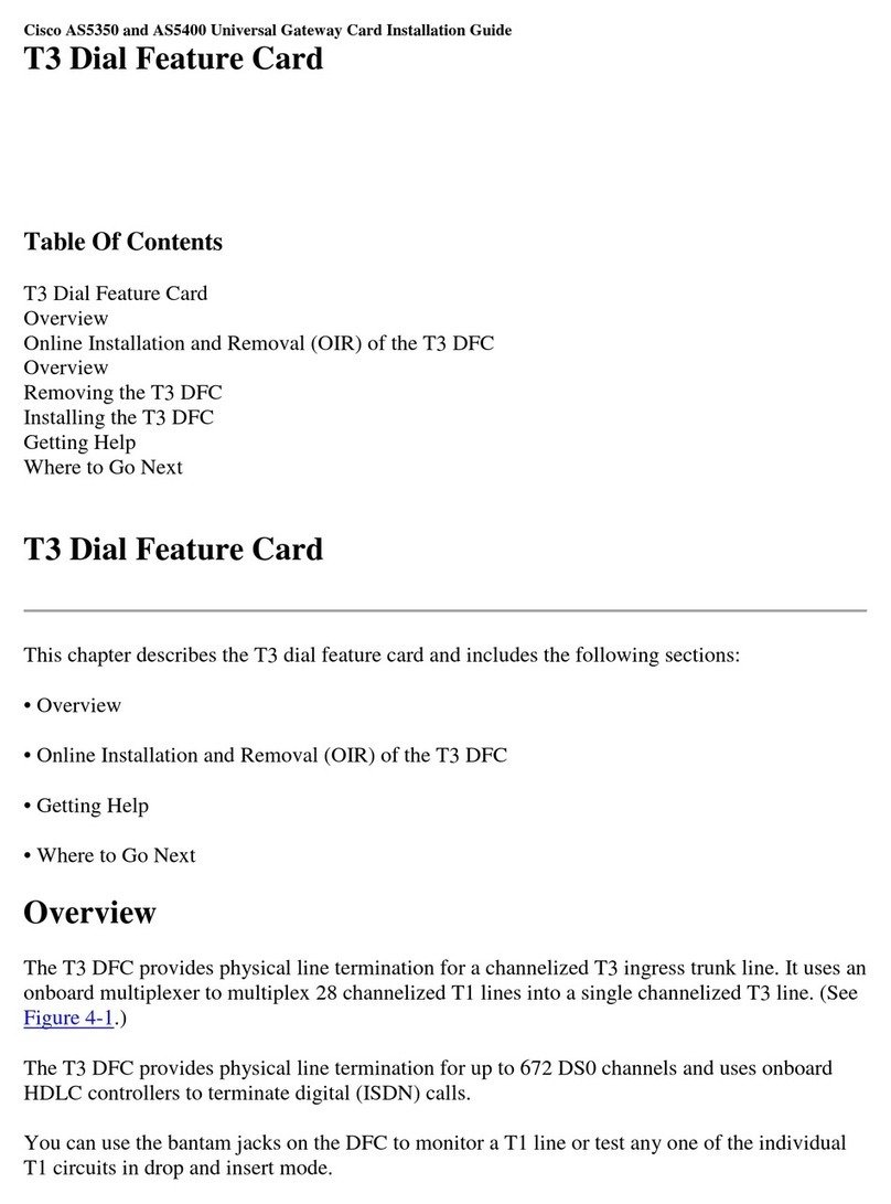 Cisco T3 Manual de usuario