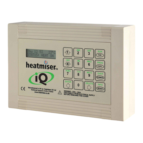Heatmiser IQ+ Manual de usuario