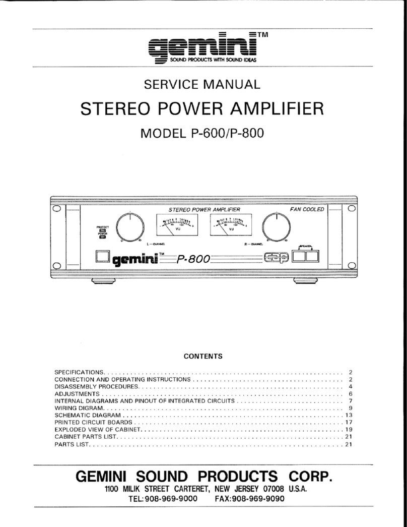 Gemini P-600 Manual de usuario