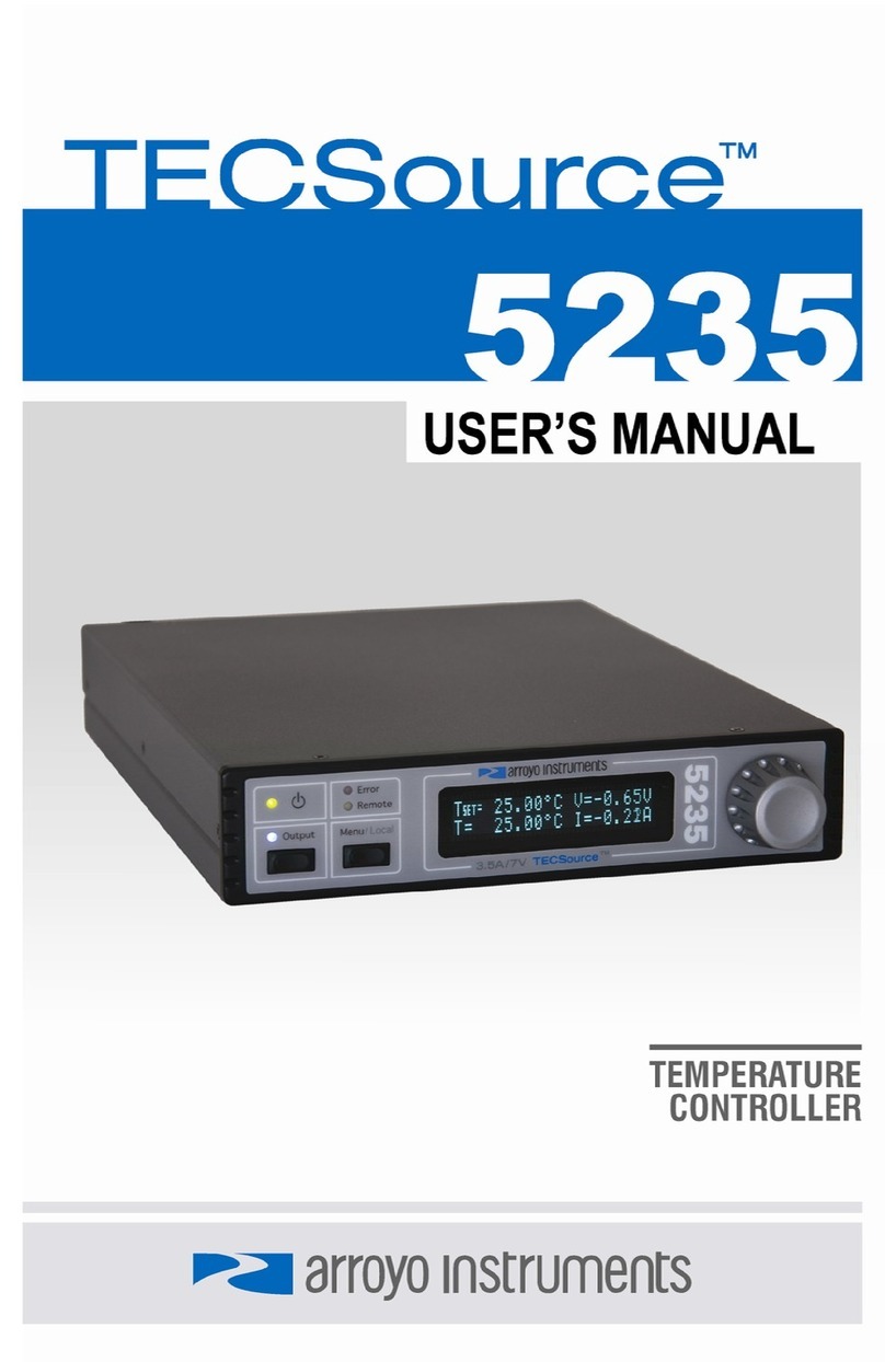 TEC Source Arroyo 5235 Manual de usuario