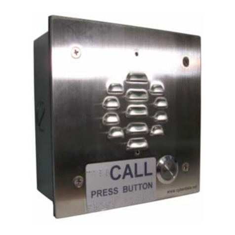 CyberData VoIP Intercom 010935F Manual de usuario